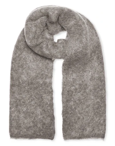 Sibin Linnebjerg - Kalli Halstørklæde - Dark Melange Grey